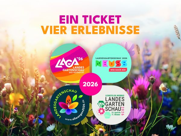 Plakat zum Kooperationsangebot der Landesgartenschauen