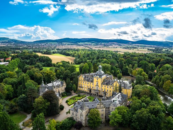 Schloss Bückeburg aus der Luft fotografiert