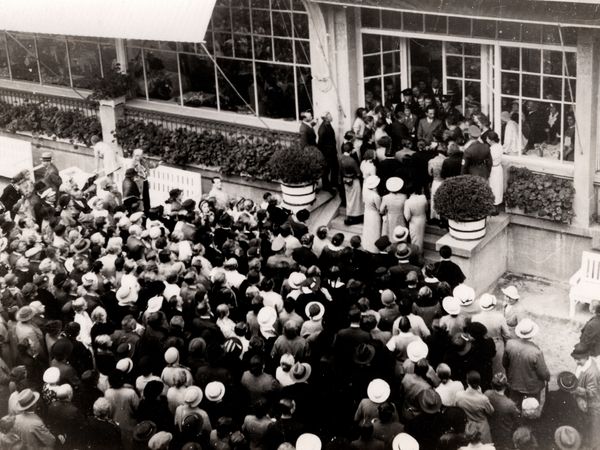 Joseph Goebbels am Kurhotel in Bad Pyrmont