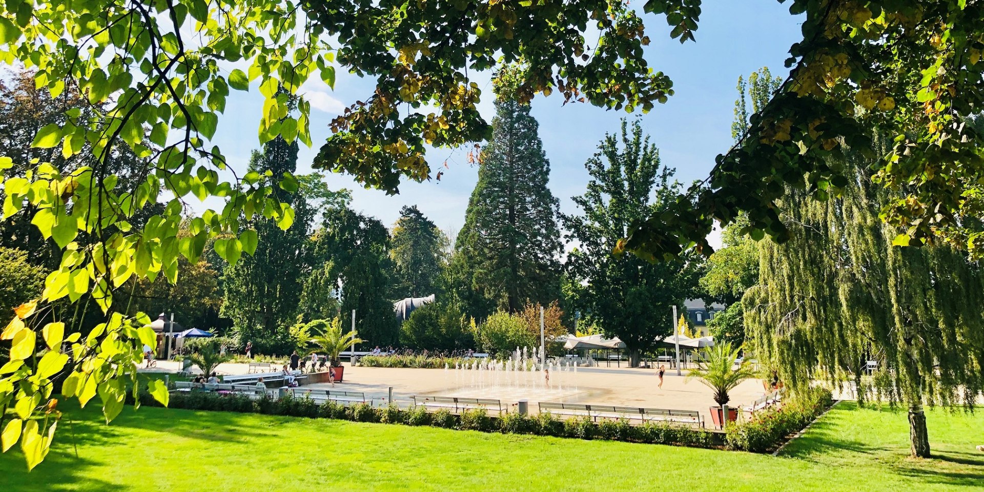 Kurpark Blick auf das Fontänenfeld, © Kur- und Tourismusgesellschaft Staatsbad Nenndorf mbH