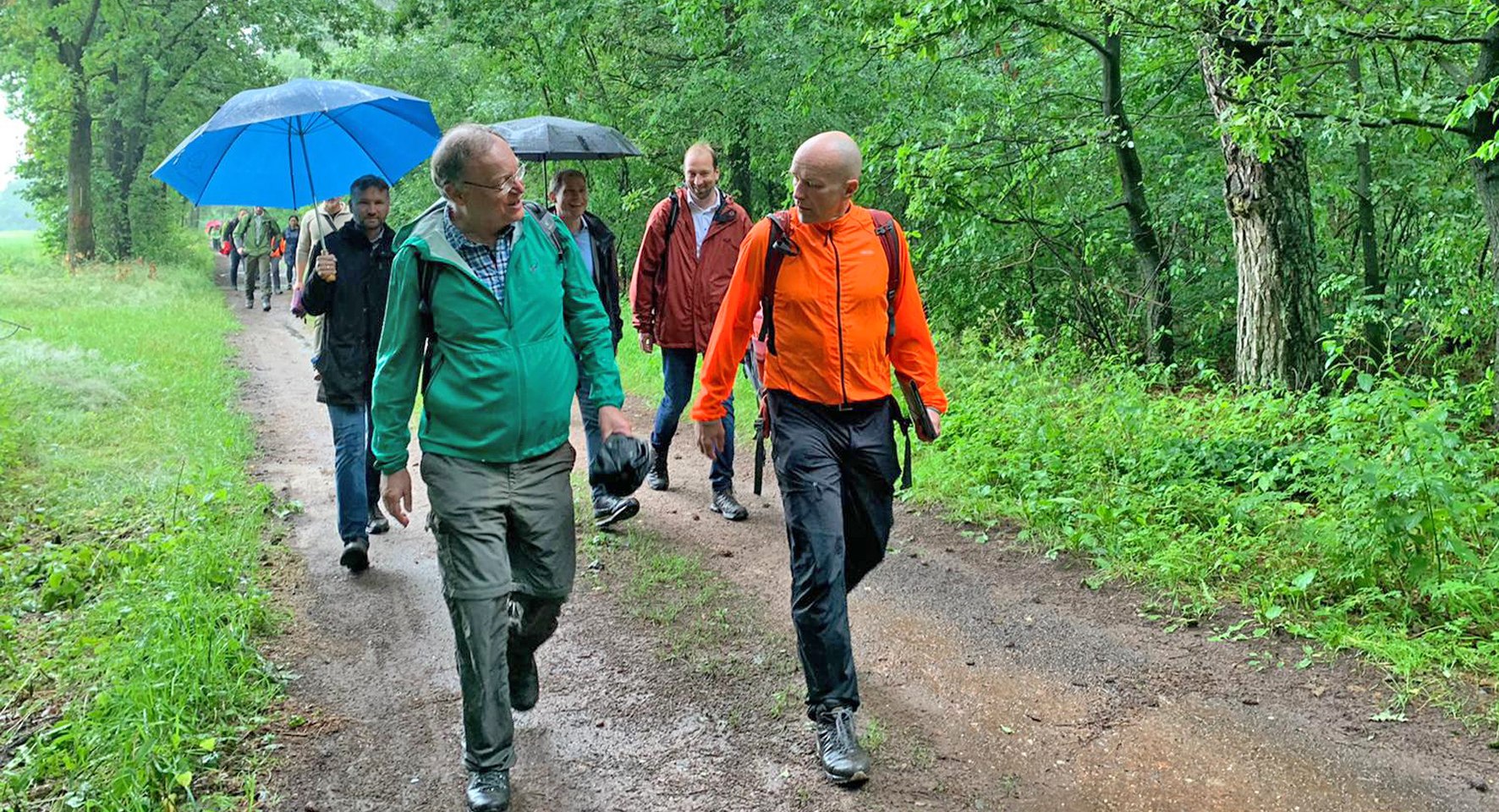 Ministerpräsident Weil im Gespräch mit U. Fischer , © Touristikverband LK ROW
