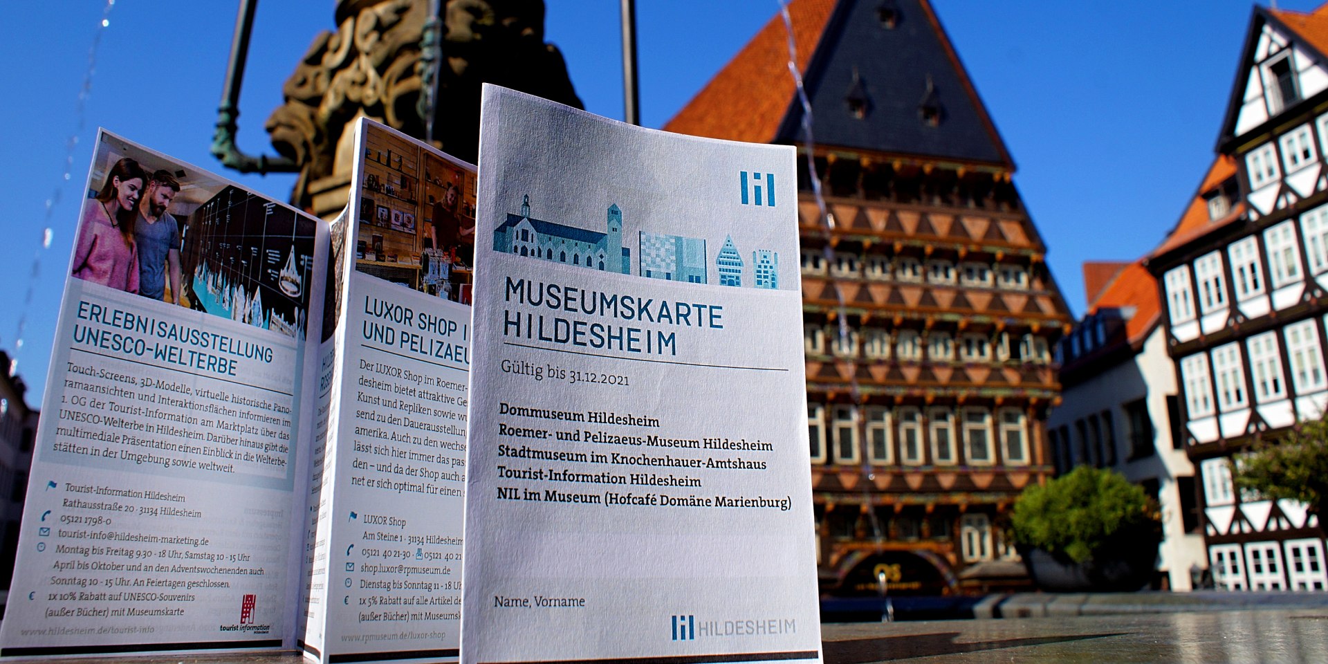 Museumskarte Hildesheim, © Hildesheim Marketing GmbH