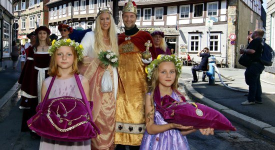 Kaiserpaar zum Jubiläumsumzug, © GOSLAR marketing gmbh