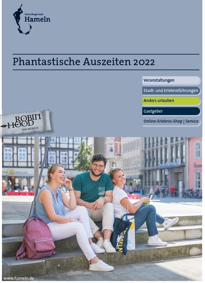 Reisekatalog Hameln, © HamelnMarketing