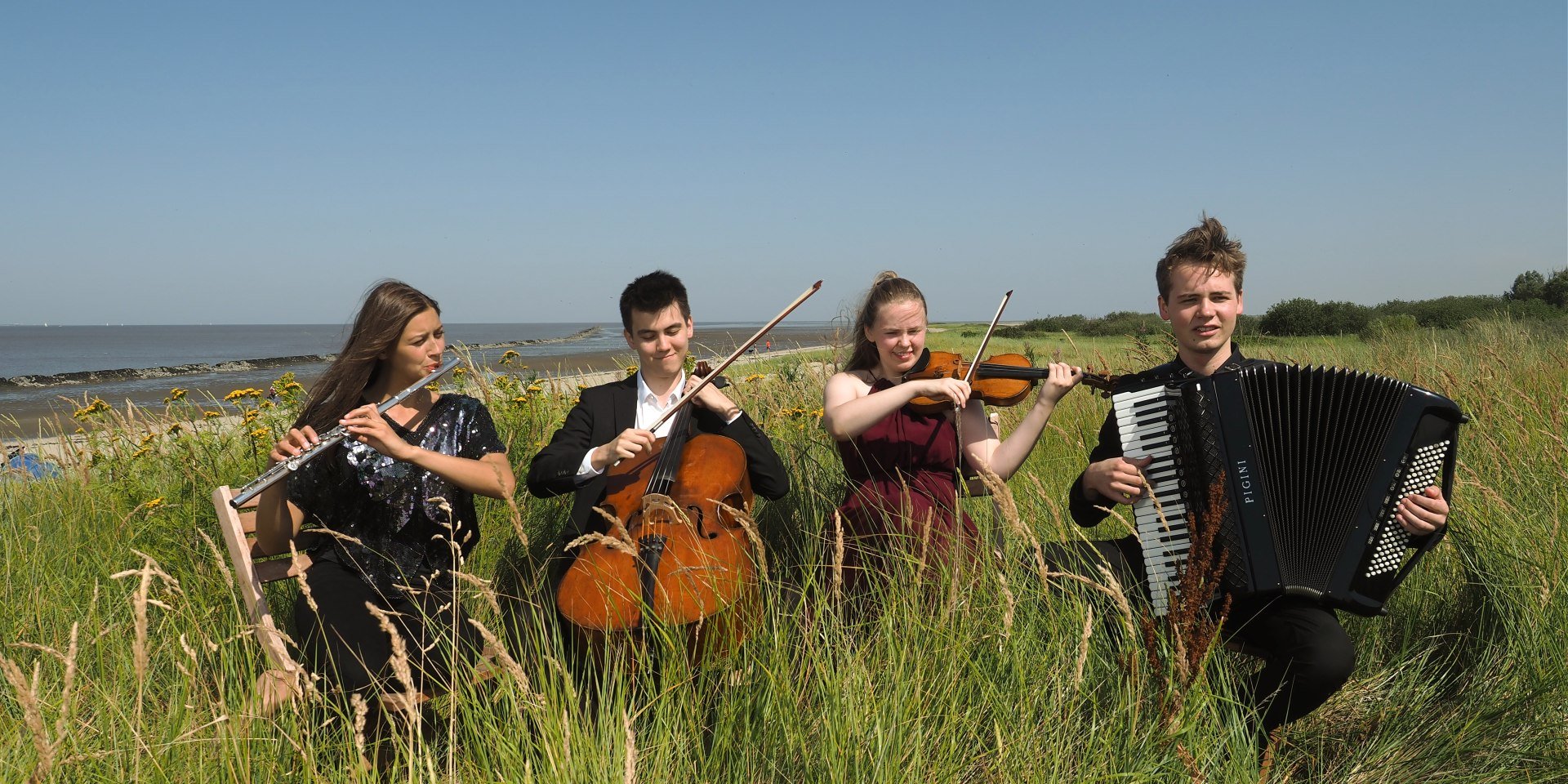 Zogfia Neugebauer, Christoph Heesch, Anne Maria Wehrmeyer &amp; Julias Schepansky, © Gezeitenkonzerte