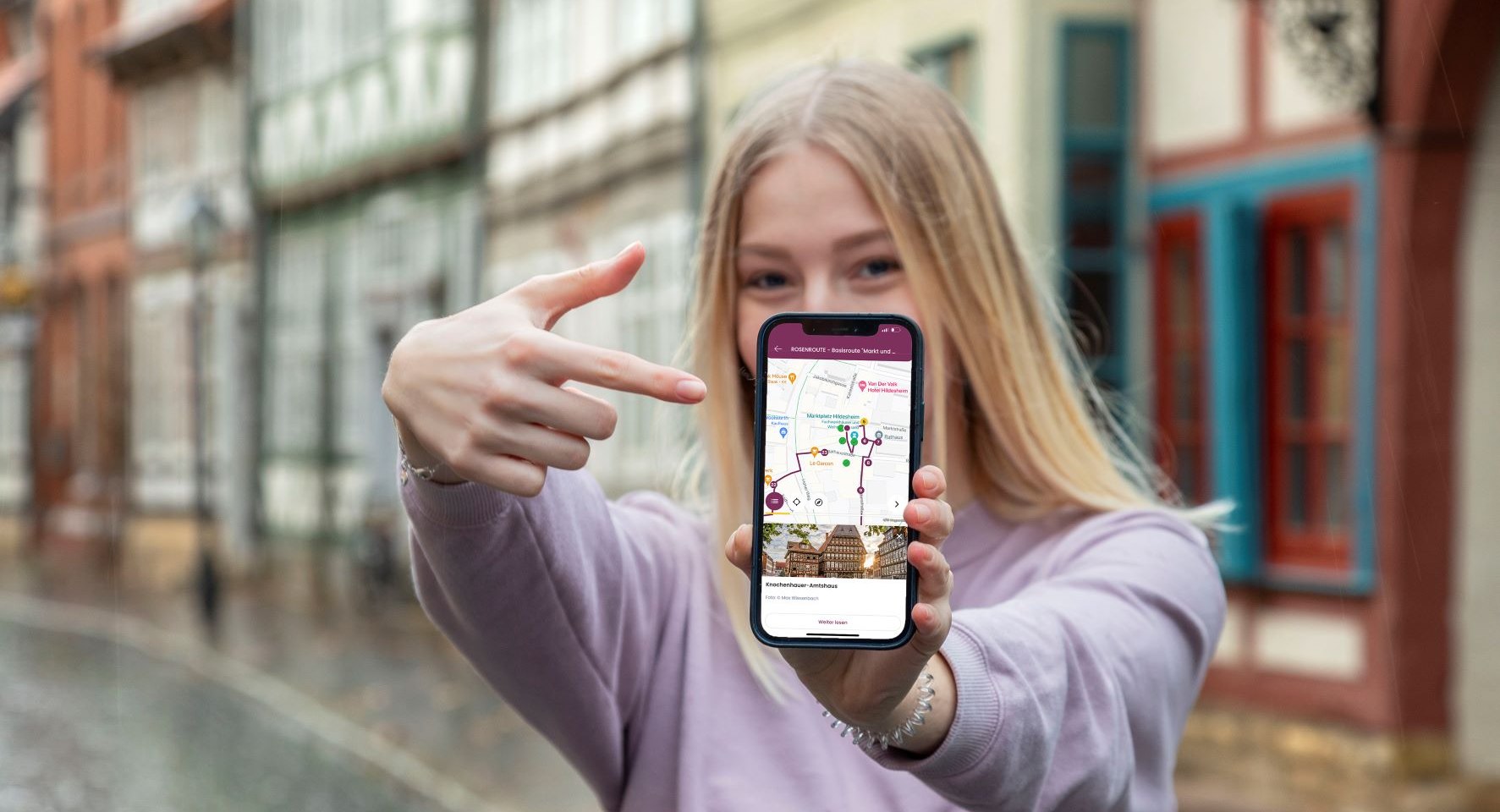 Hildesheimer Stadttouren mit Hildesheim App, © Hildesheim Marketing GmbH 