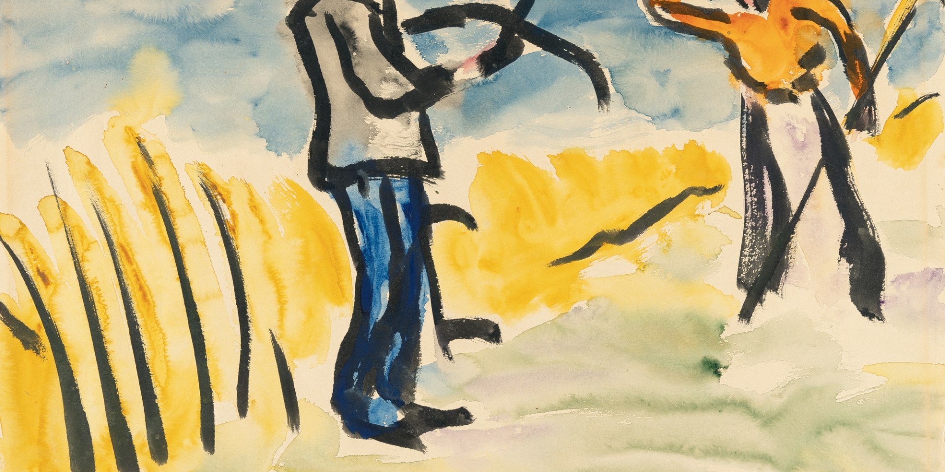 Emil Nolde Ernteszene, © Nolde Stiftung Seebüll/Sven Adelaide