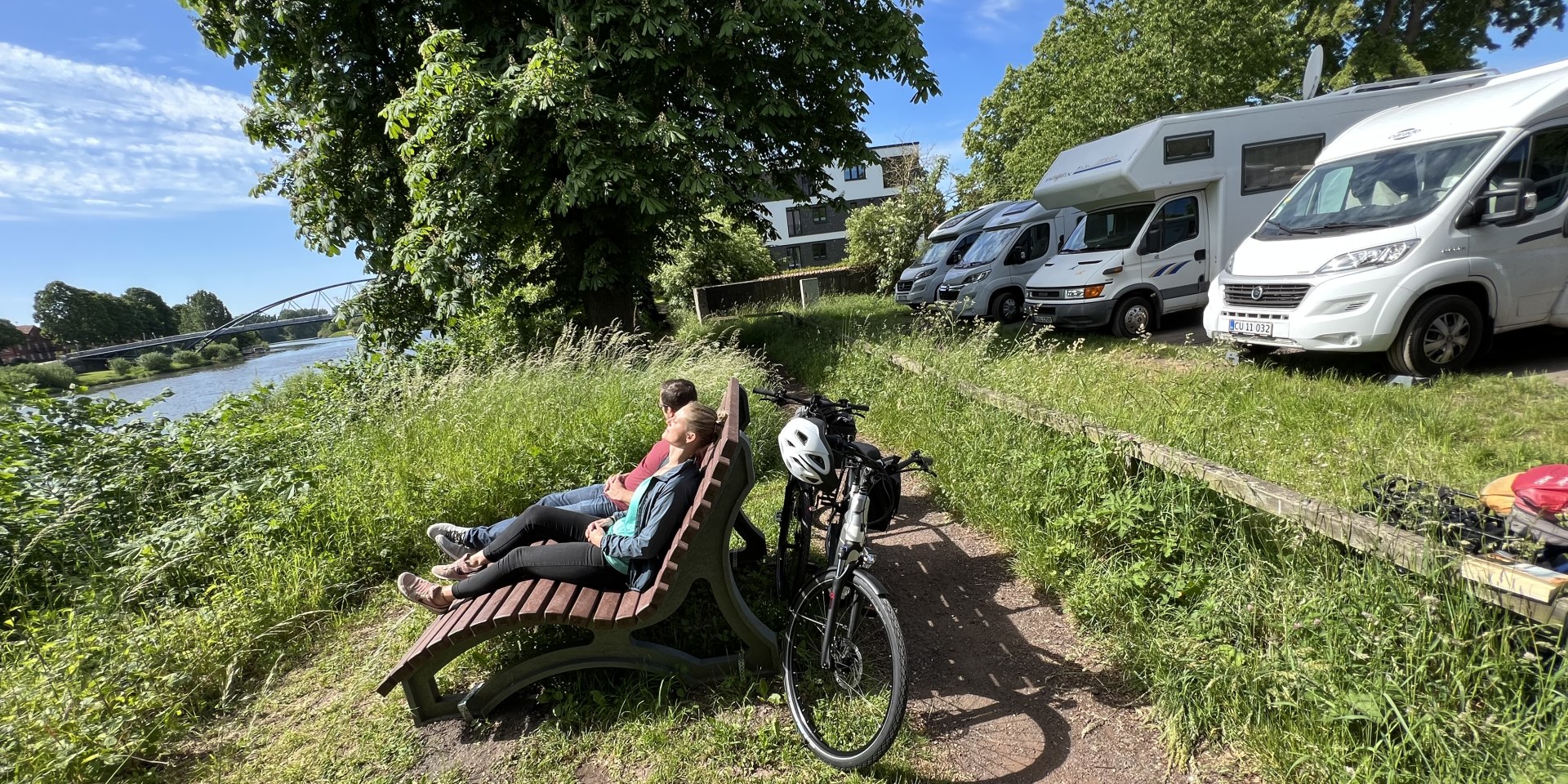 Camping- und Wohnmobilurlaub an der Mittelweser, © Mittelweser-Touristik GmbH 