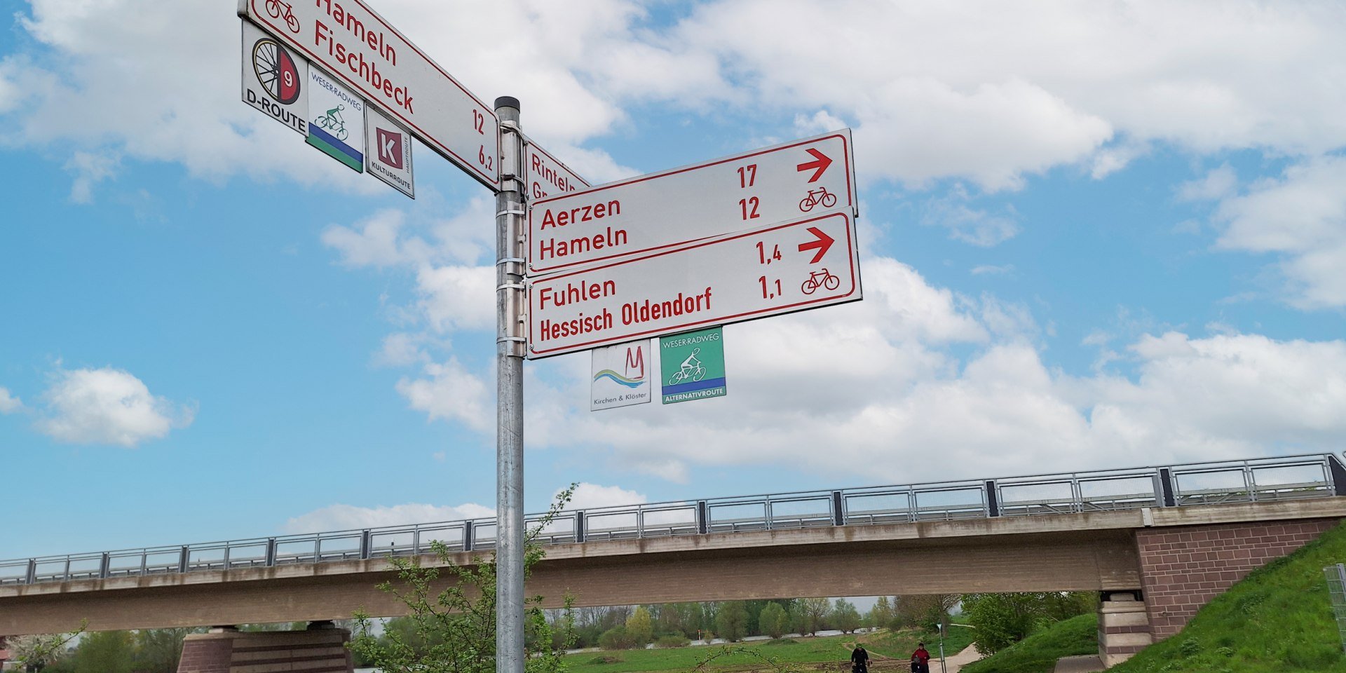 Neues Logo Weser-Radweg, © Weserbergland Tourismus e.V.