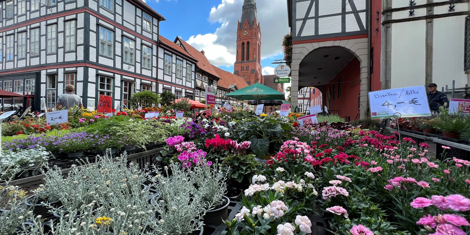 Europas schönster Wochenmarkt Nienburg, © Mittelweser-Touristik GmbH