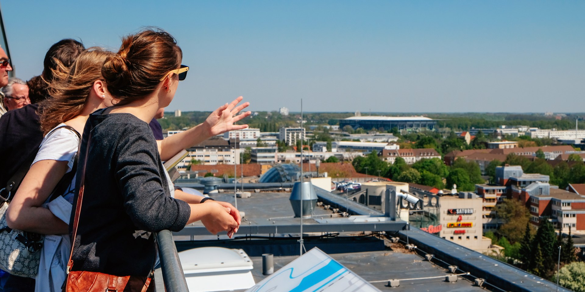 Blick vom Rathausdach, © WMG Wolfsburg/Janina Schnatzke Blick vom Rathausdach, © WMG Wolfsburg/Janina Schnatzke