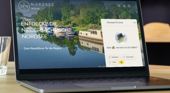 Der KI-Chatbot antwortet in 101 Sprachen und ist bereits auf der Website im Einsatz., © Tourismus-Agentur Nordsee GmbH Der KI-Chatbot antwortet in 101 Sprachen und ist bereits auf der Website im Einsatz., © Tourismus-Agentur Nordsee GmbH