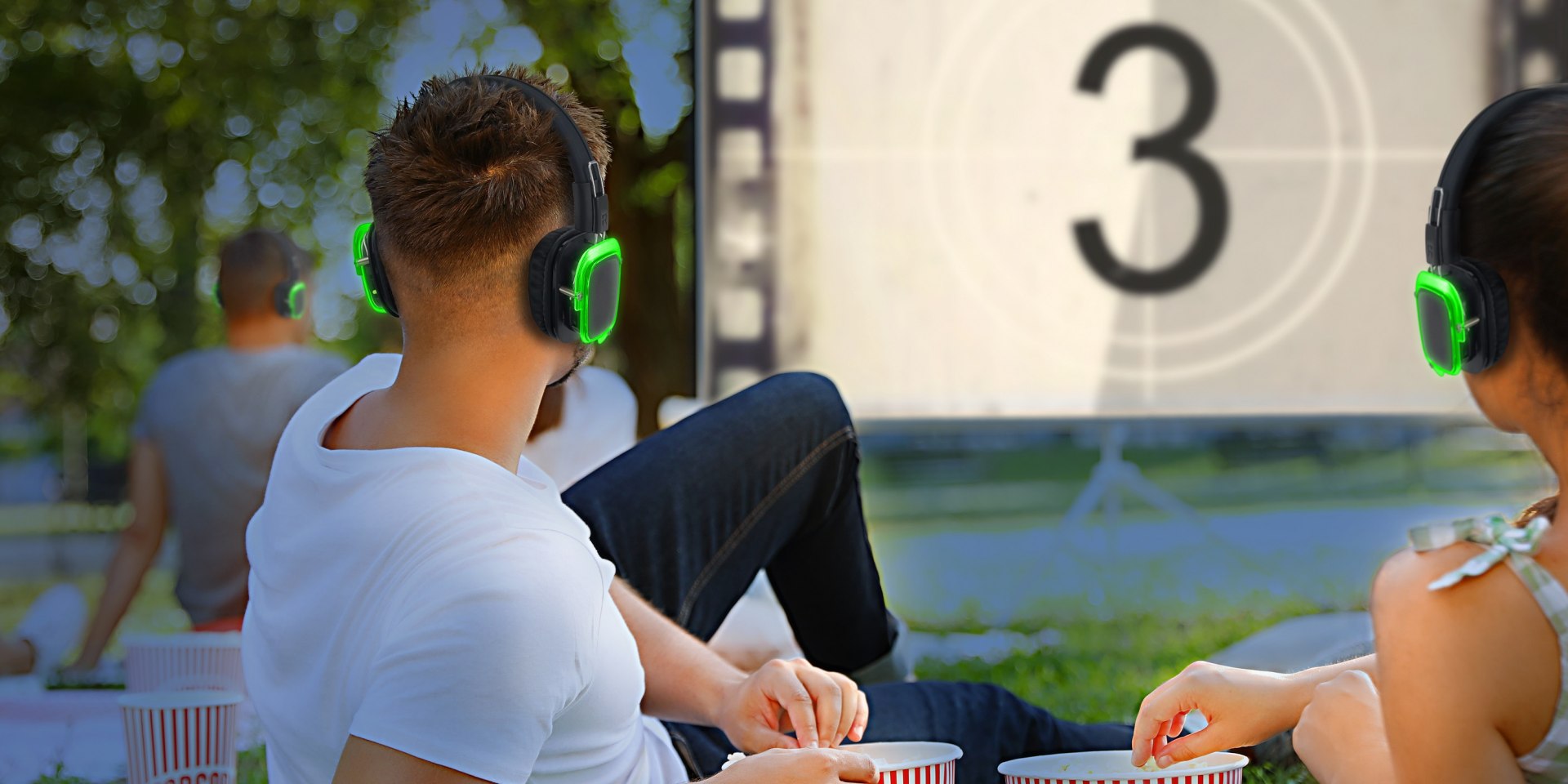 Picknick-Kino im Kurpark Bad Nenndorf, © New Africa - stock.adobe.com