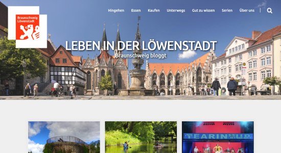 Der Löwenstadtblog im neuen Design., © Braunschweig Stadtmarketing GmbH