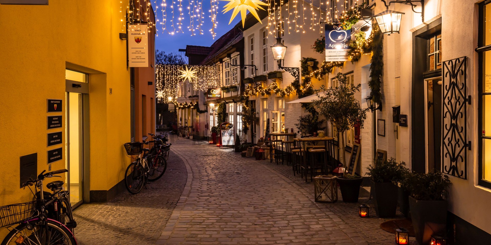 Weihnachtsbeleuchtung Bergstraße, © OTM | Mario Dirks