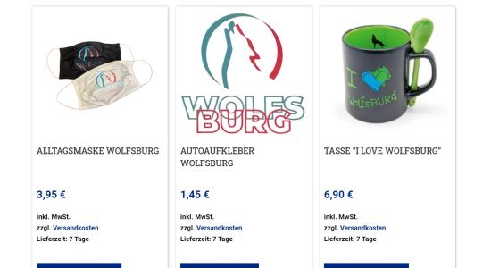 Online Shop, © WMG Wolfsburg