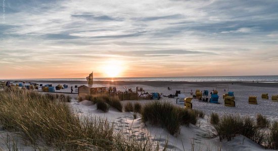 Juister Strand und Sonnenuntergang, © Lars Wehrmann Juister Strand und Sonnenuntergang, © Lars Wehrmann