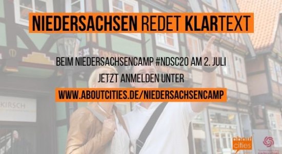Virtuelles Niedersachsencamp 2020, © aboutcities