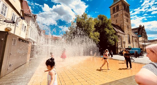 PlayFountain Hameln, © Hameln Marketing und Tourismus GmbH PlayFountain Hameln, © Hameln Marketing und Tourismus GmbH