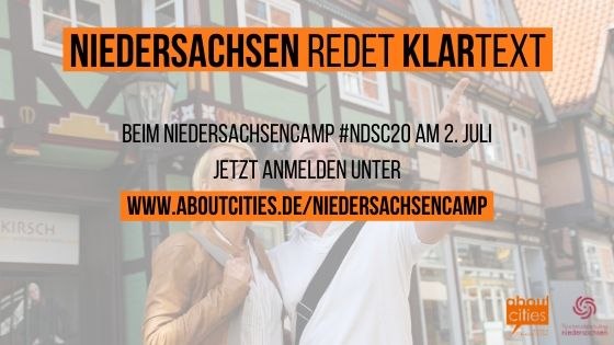 Virtuelles Niedersachsencamp 2020, © aboutcities