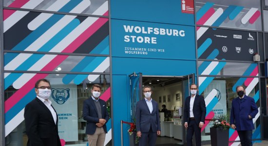 Begehung Wolfsburg Store, © WMG Wolfsburg 