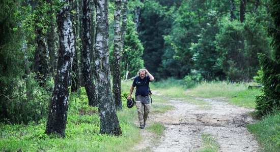 Thorsten Hoyer bei der 300 km nonstop-Wanderung, © Dan Mausolf