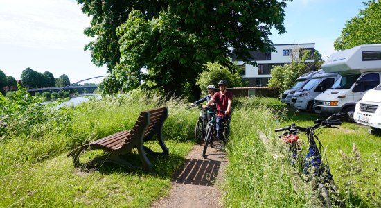 Die Wohnmobilstellplätze in der Mittelweser-Region erfreuten sich im vergangenen Jahr großer Beliebtheit, © Mittelweser-Touristik GmbH