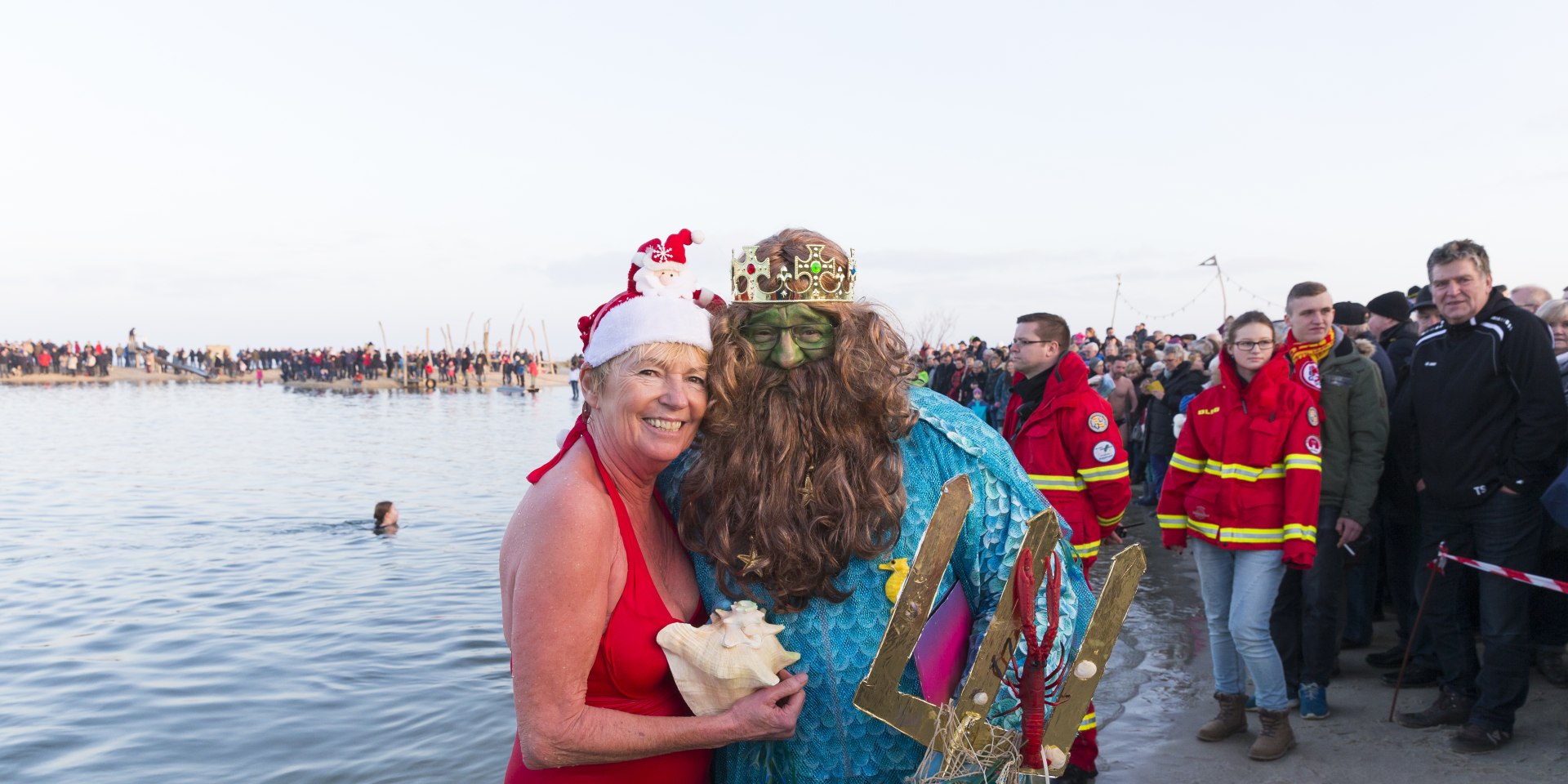 Neujahrsschwimmen in Butjadingen, © Thomas Hellmann