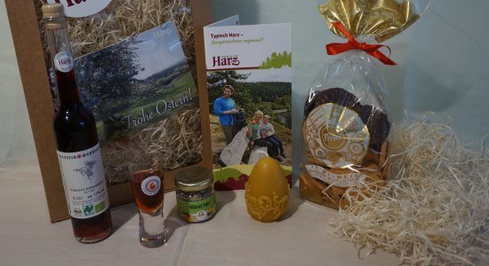 „Typisch Harz“- Genussbox – die Osterüberraschung, © Harzer Tourismusverband e.V. „Typisch Harz“- Genussbox – die Osterüberraschung, © Harzer Tourismusverband e.V.