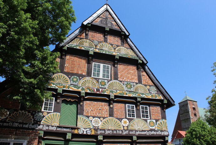 Ackerbürgerhaus mit Dom zu Verden, © Stadt Verden / Mirco Guy