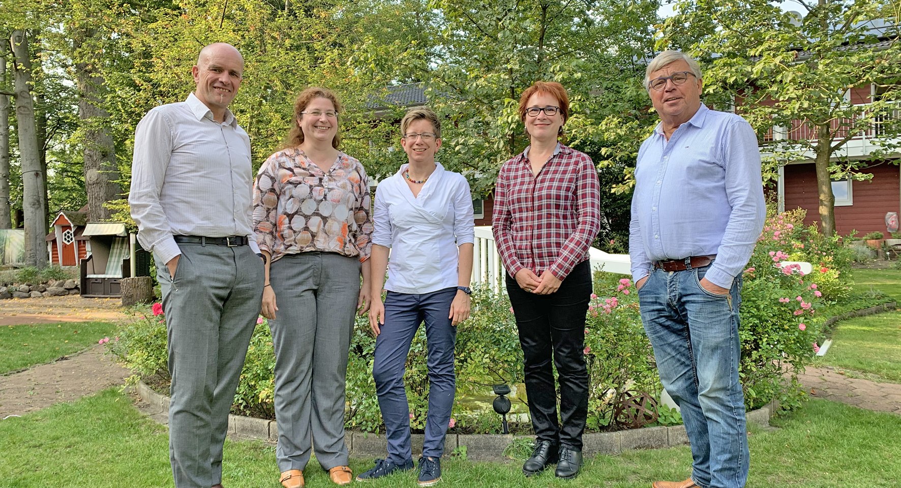 Aktuelles Team Touristikverband und Vorsitzender Hartmut Leefers, © Touristikverband Landkreis Rotenburg (Wümme)