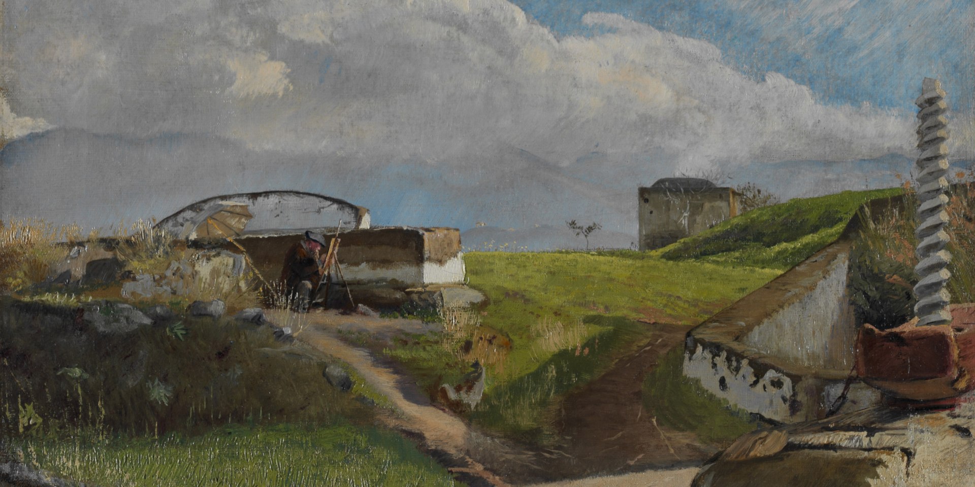 Laurits Andersen Ring, Schleuse bei Pompeji, 1894, © Landesmuseum Hannover