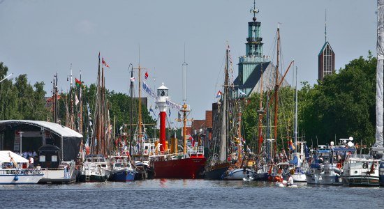 Delft mit Schiffen, © Tourist Information Emden Delft mit Schiffen, © Tourist Information Emden