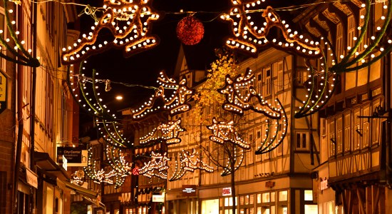 Weihnachtbeleuchtung Lange-Geismar-Straße Göttingen, © Göttingen Tourismus und Marketing / Mischke