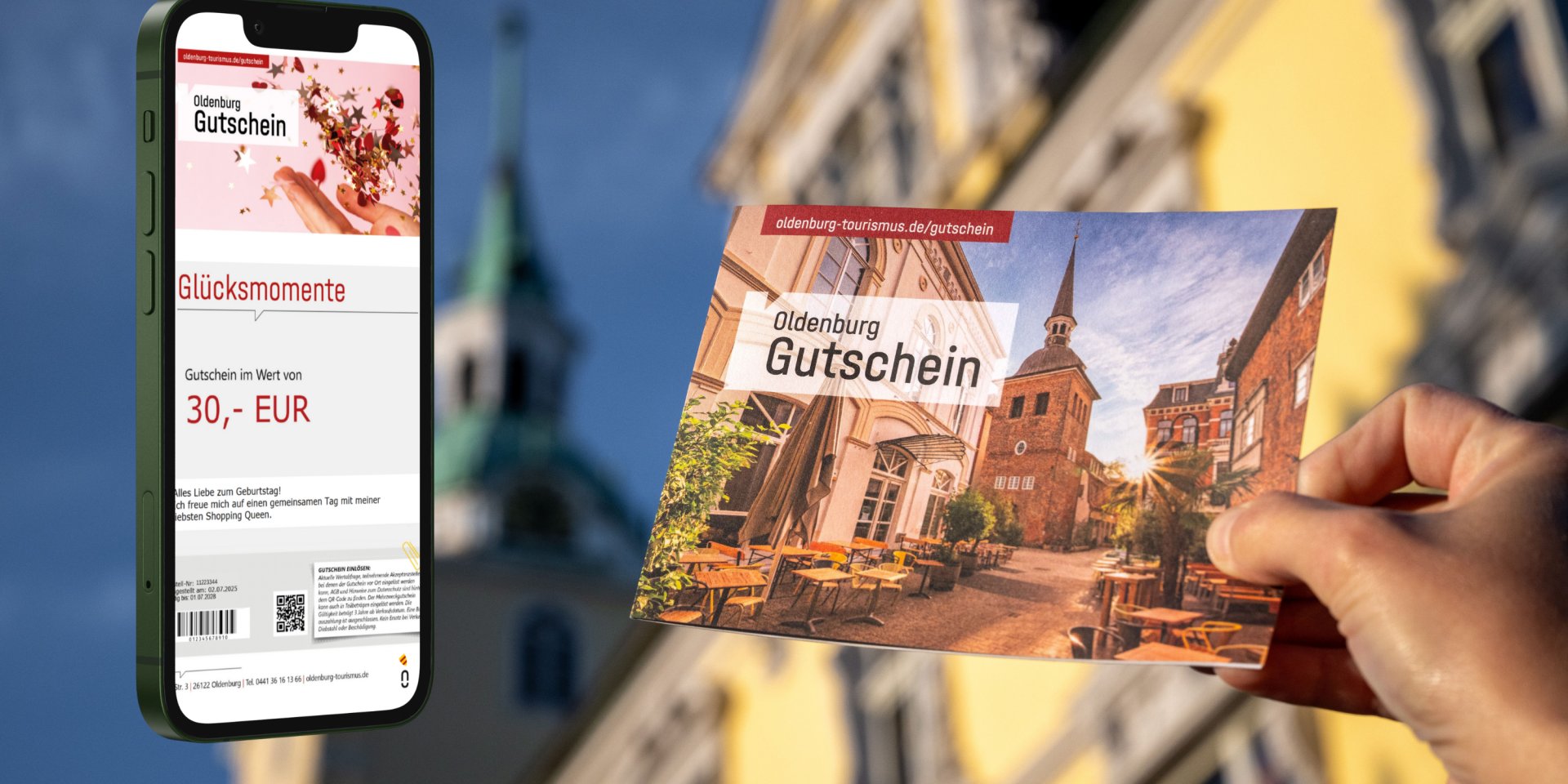 Oldenburg Gutschein, © Oldenburg Tourismus und Marketing GmbH