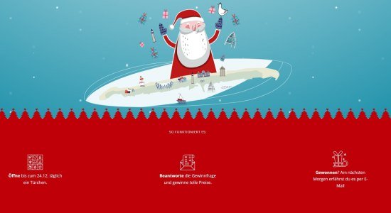 Lebendiger Adventskalender, © Kurverwaltung Juist &amp; Curiopia Bremen