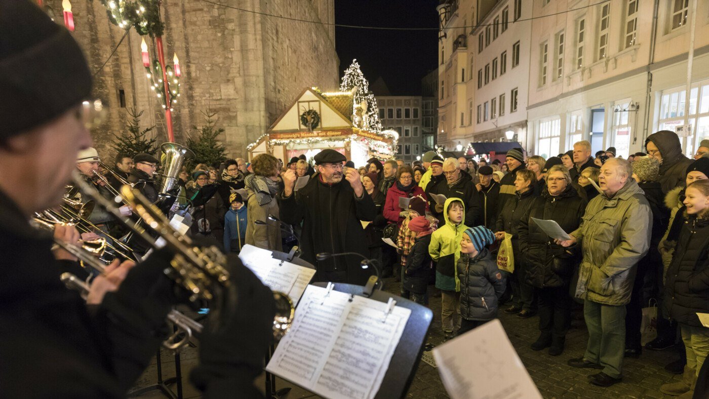 Vorweihnachtliches Singen, © Braunschweig Stadtmarketing GmbH/Peter Sierigk