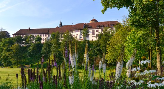 Blick auf die Iburg, © Tourismusverband Osnabrücker Land / Dieter Schinner