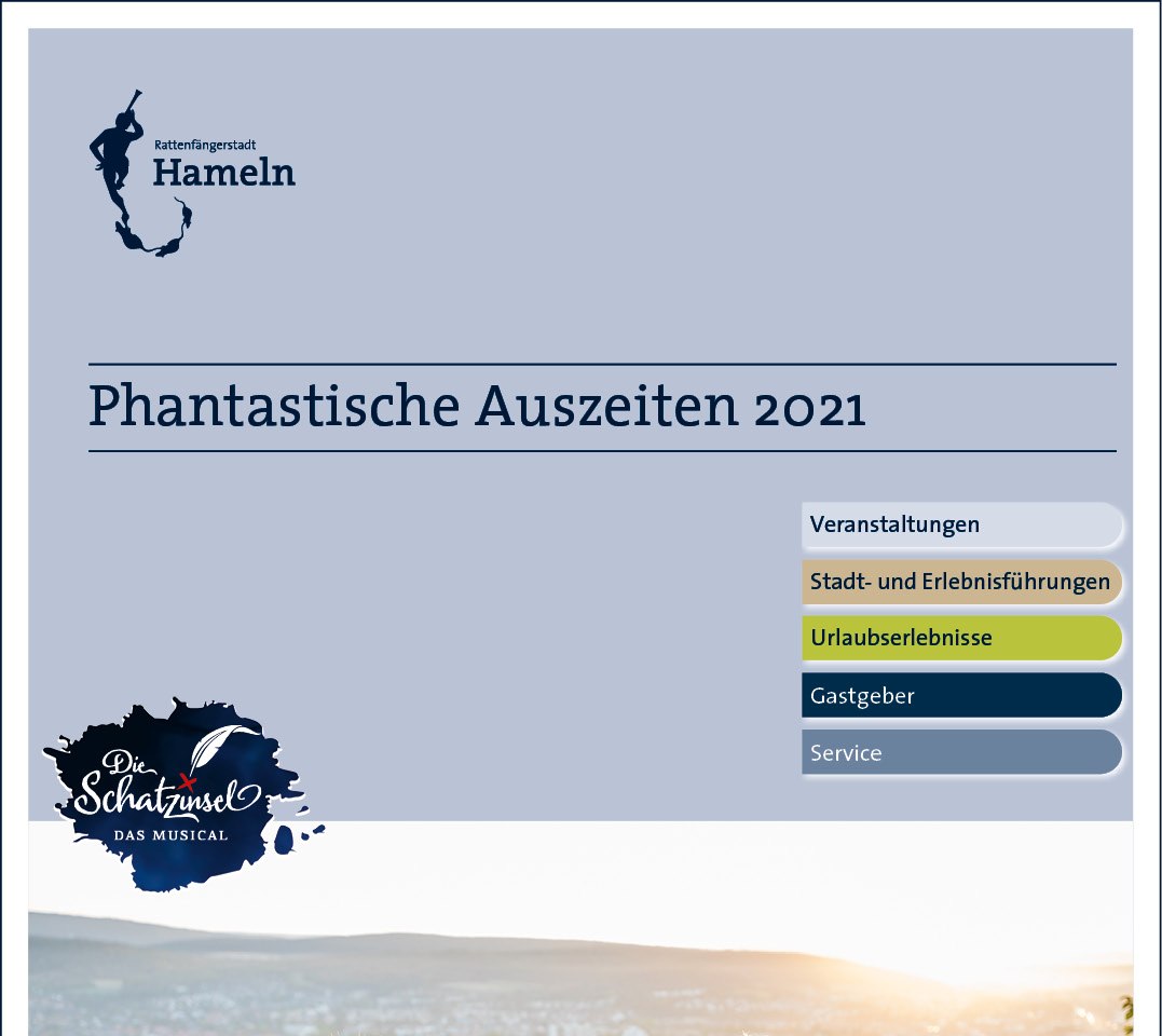 Titelfoto Hameln Reisekatalog 2021, © HamelnMarketing