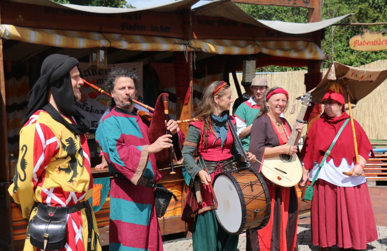 Mittelalterliche Musik begleitet das zweitägige Markttreiben., © Verein Olle Bäckeräi e.V.