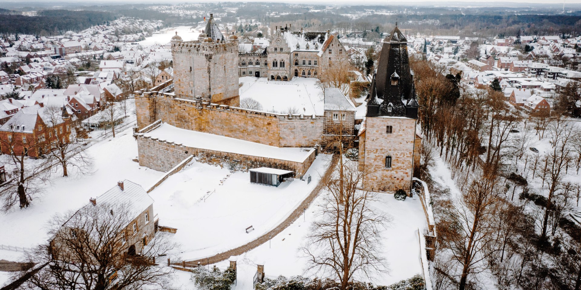 Burg Bad Bentheim im Winter, © spieker agency/Burg Bentheim