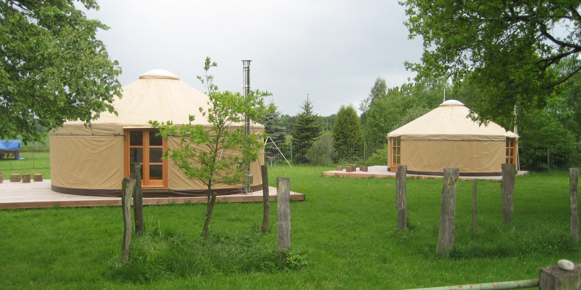 Unser kleiner Hof – Mongolische Jurten warten in Wietzen auf Gäste., © Mittelweser-Touristik GmbH Unser kleiner Hof – Mongolische Jurten warten in Wietzen auf Gäste., © Mittelweser-Touristik GmbH