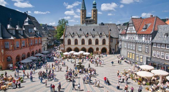 Marktplatz von Goslar, © GOSLAR marketing gmbh / Stefan Schiefer