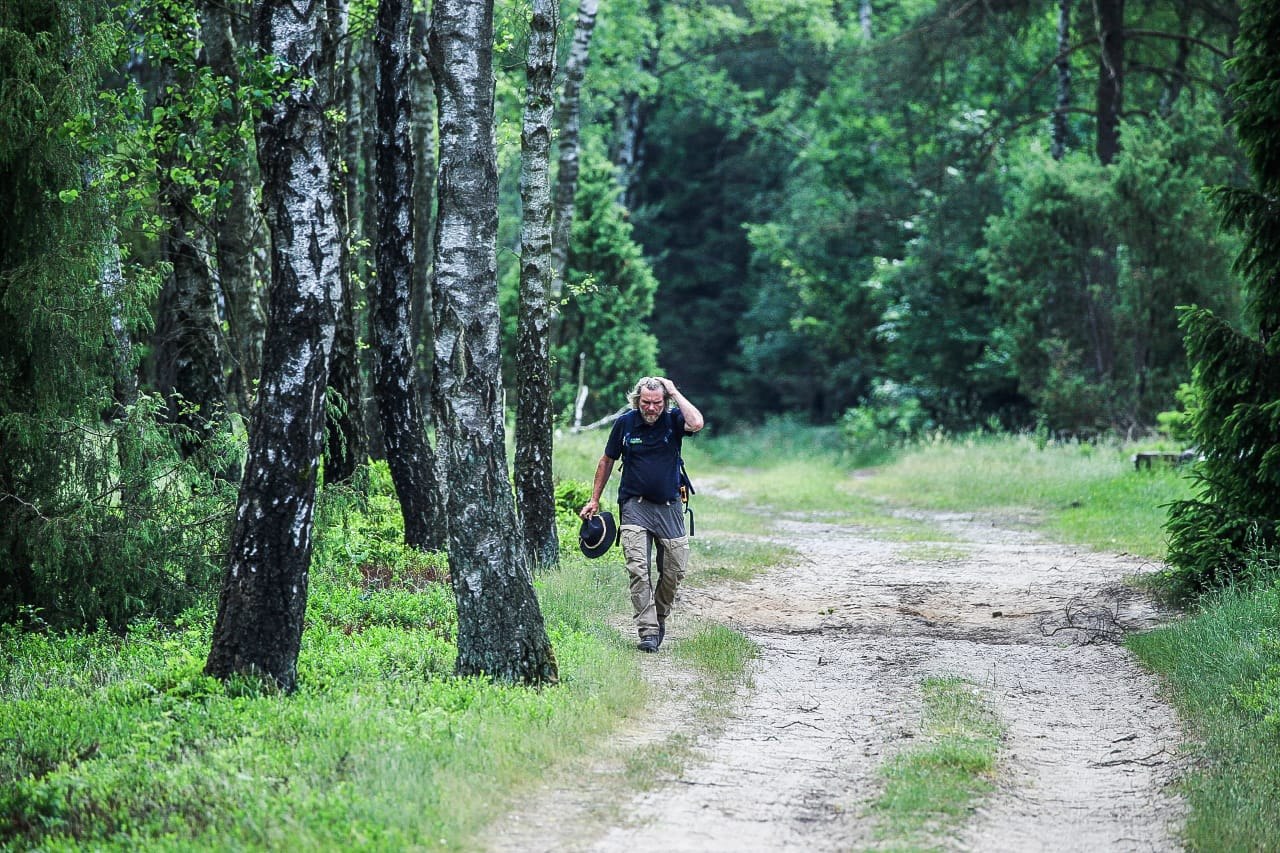 Thorsten Hoyer bei der 300 km nonstop-Wanderung, © Dan Mausolf