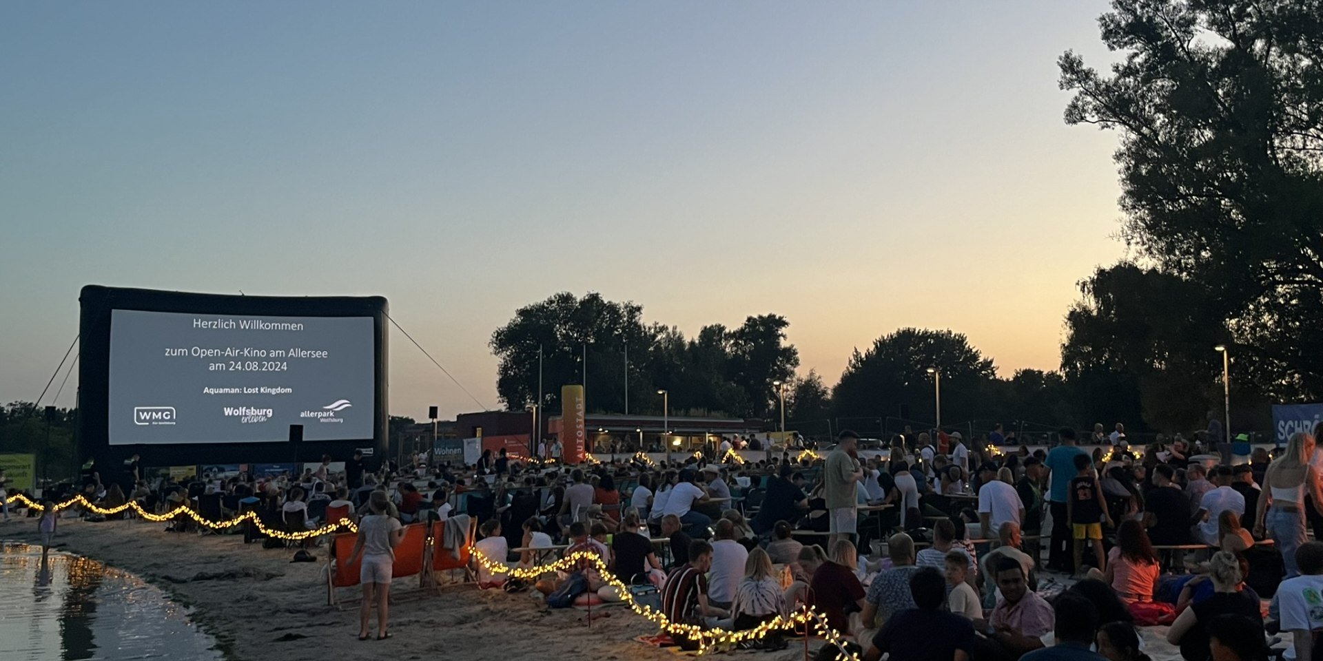 Open-Air-Kino am Allersee, © WMG Wolfsburg Open-Air-Kino am Allersee, © WMG Wolfsburg