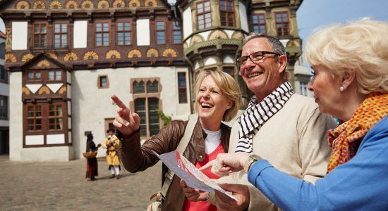 Urlauber in Höxter, © Weserbergland Tourismus e.V.