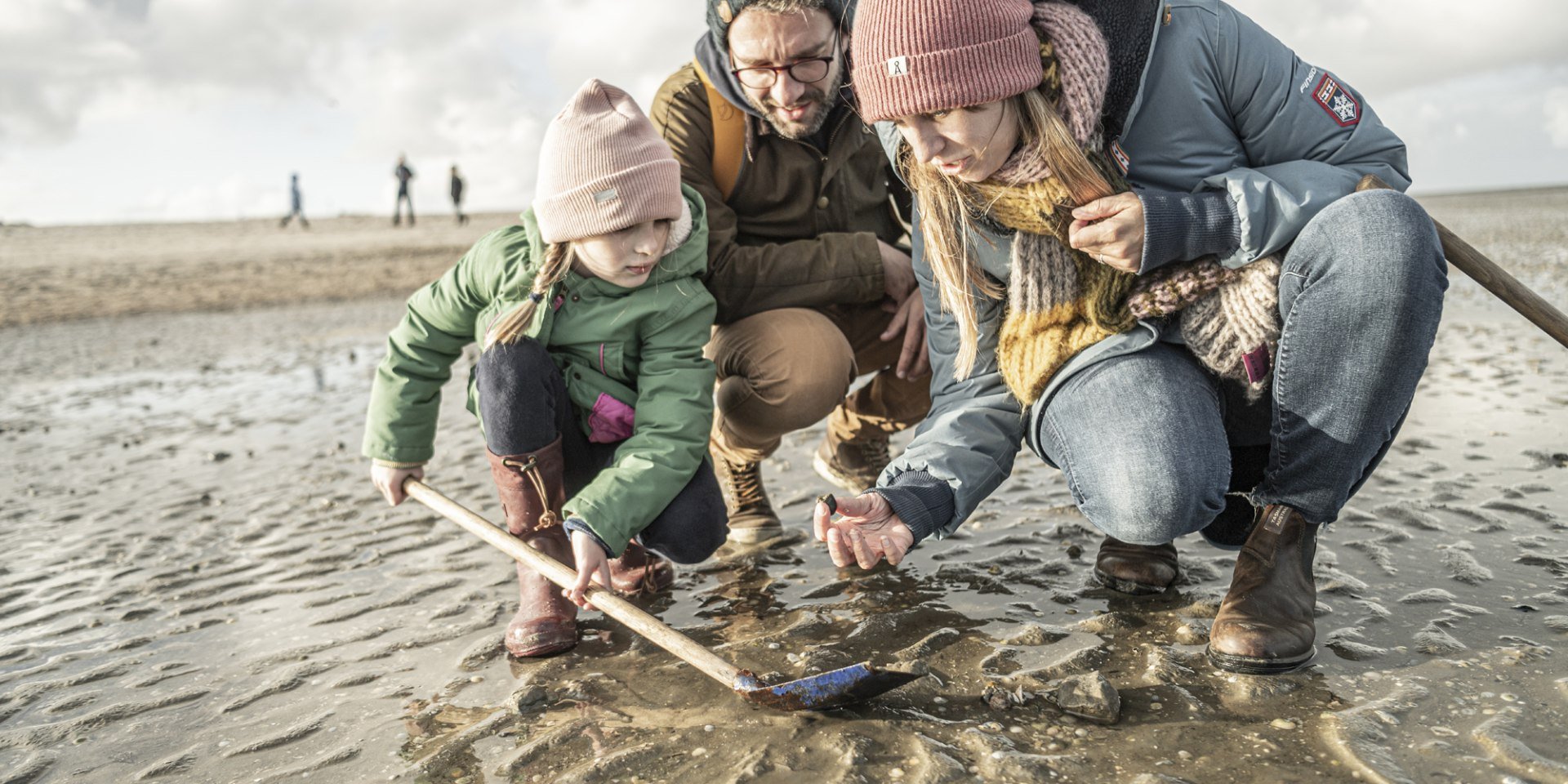 Familie am Strand , © Oliver Franke