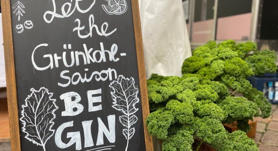 Grünkohl-Tafel Gin, © OTM Grünkohl-Tafel Gin, © OTM