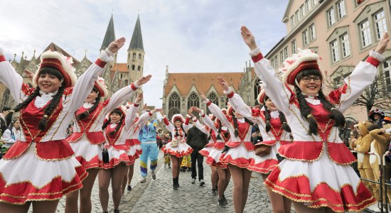 Der Braunschweiger Schoduvel ist der größte Karnevalsumzug Norddeutschlands, © Braunschweig Stadtmarketing GmbH/Daniel Möller
