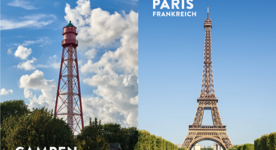 Vergleich Campen und Paris, © Achim Meurer &amp; Markus Mainka - stock.adobe.com
